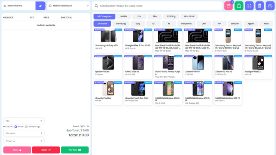 Laravel多零售门店管理系统SaaS源码_POS收银源码