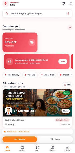 Swiggy式海外多餐厅外卖系统源码_全流程配送_全端APP