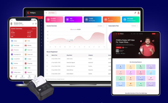 多门店SaaS系统收银与库存管理App源码_Web+App+全插件