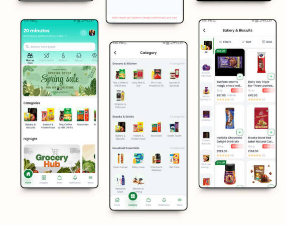 多商户生鲜超市即时配送电商APP源码_Web前后端+App