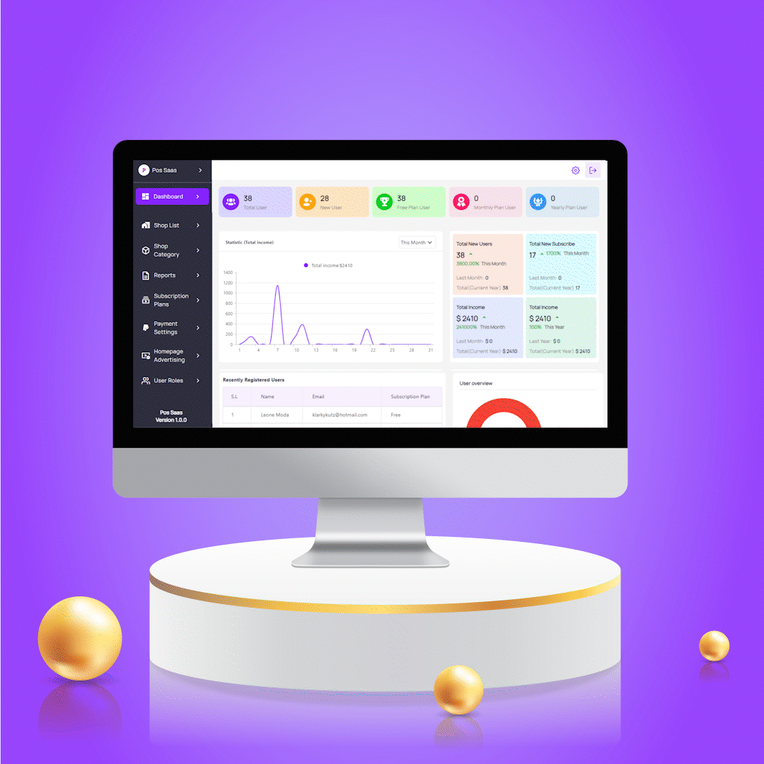 手机端POS进销存管理APP源码/SaaS订阅/Web前后端