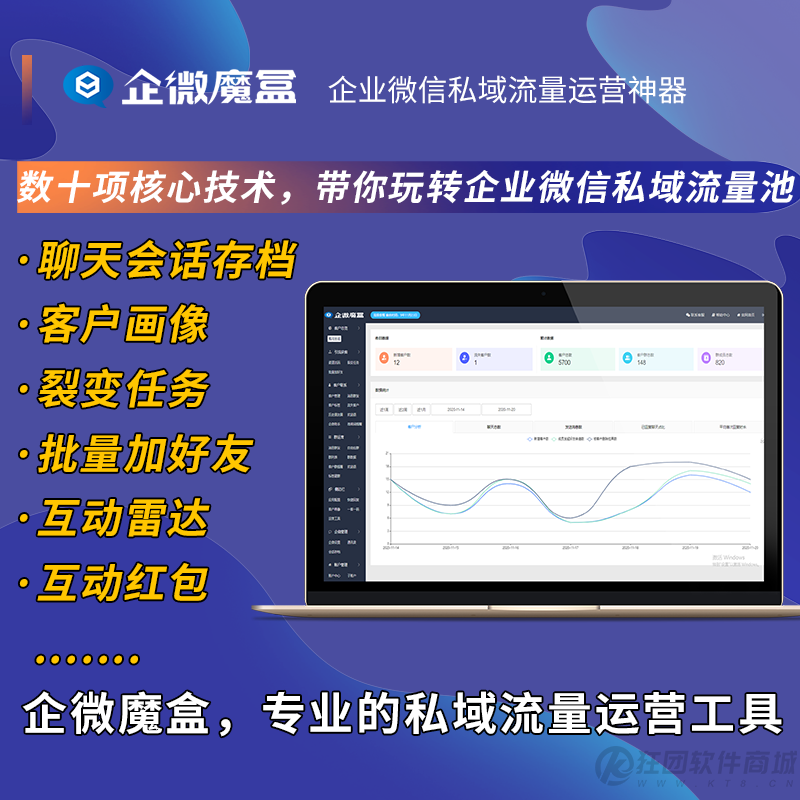 企微魔盒企微SCRM源码会话存档源码系统独立版