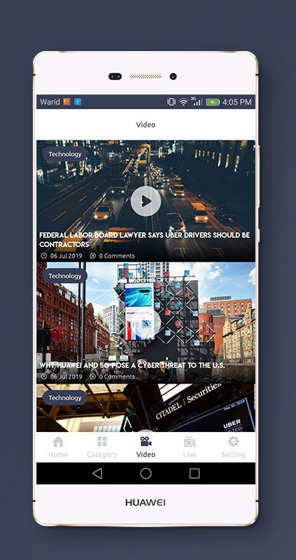 ComNews v1.0-带有管理面板的Android新闻阅读类应用App源码/全开源适合二开