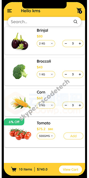 蔬菜水果家居用品等杂货派送系统Android应用APP源码带后端管理面板 更新至v1.4