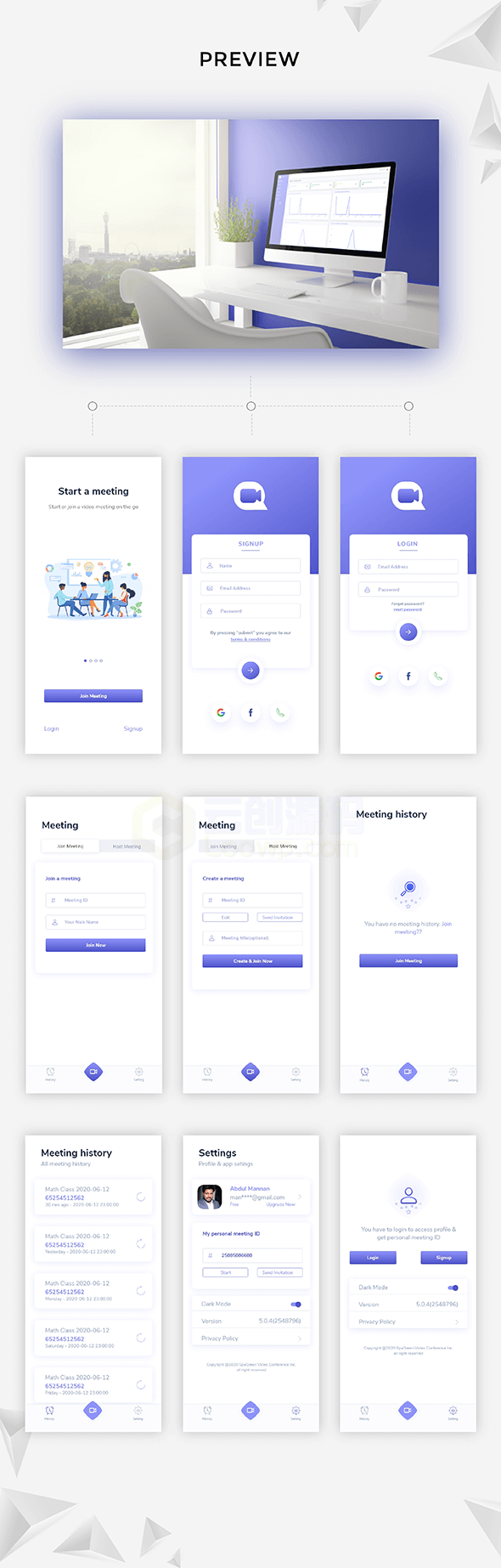 【LooMeet v1.0.0】Flutter直播课程/视频会议/网络研讨会/在线培训类iOS和Android应用APP源码+PHP源码 -1 【LooMeet v1.0.0】Flutter直播课程/视频会议/网络研讨会/在线培训类iOS和Android应用APP源码+PHP源码 -1
