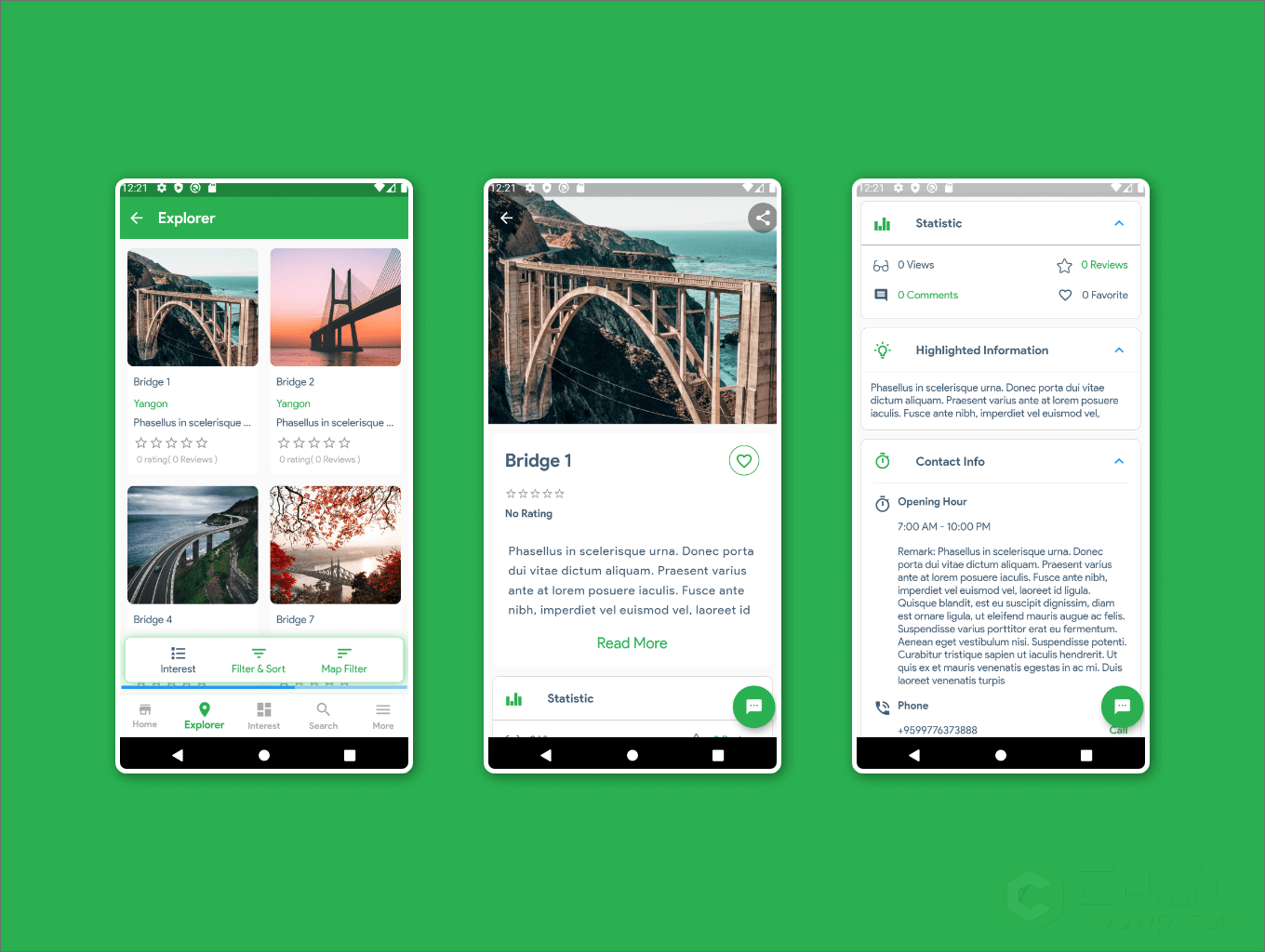 【Flutter Multi-City v1.0】城市目录/旅游指南/企业目录/服务预订Android+iOS应用APP源码