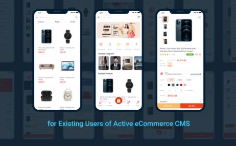 Active eCommerce Flutter App在线购物Flutter手机APP源码V4.5.0