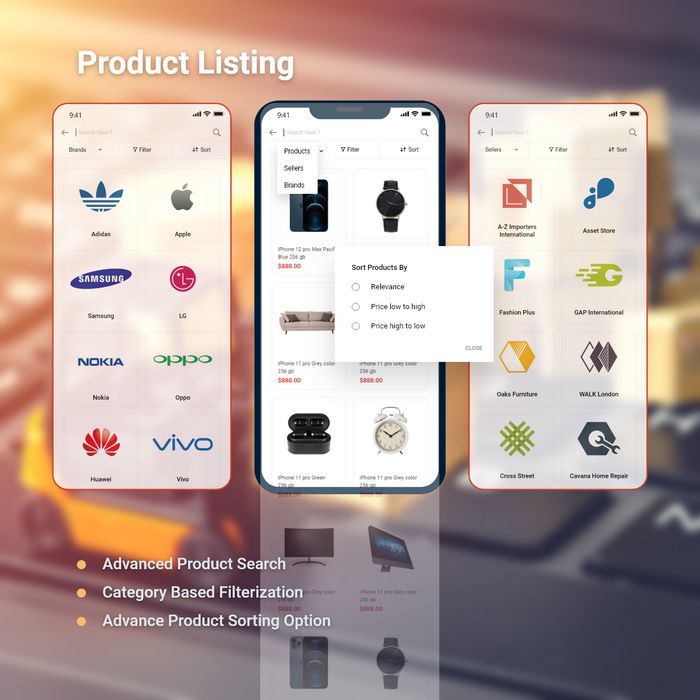 Active eCommerce Flutter App在线购物Flutter手机APP源码V4.5.0