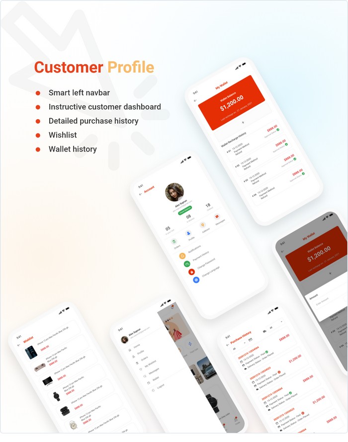 Active eCommerce Flutter App在线购物Flutter手机APP源码V4.5.0