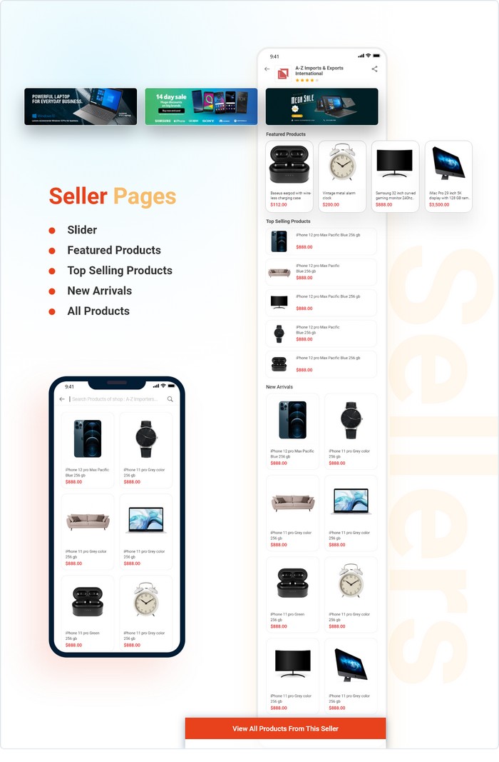 Active eCommerce Flutter App在线购物Flutter手机APP源码V4.5.0