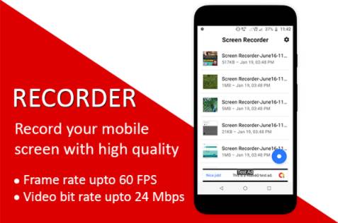 【looSRP 1.0.1】安卓手机带音频屏幕录制器原生Android应用APP源码