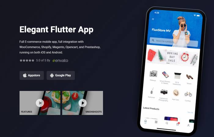 Loostore多商户电商购物系统Flutter手机APP源码V3.3.0