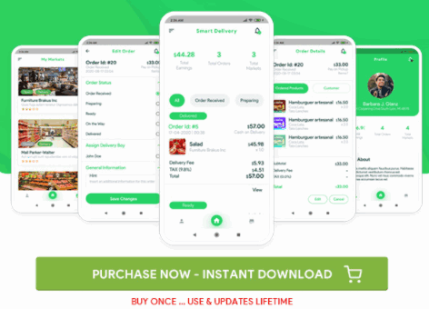 Flutter杂货店/餐厅饭店/药房外卖跑腿APP源码