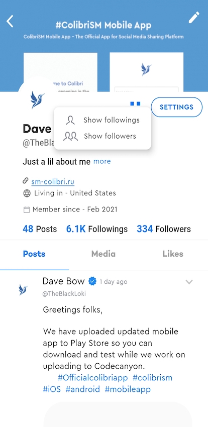 仿Twitter/Instagram社交网络媒体平台Flutter手机APP源码V2.0.2 全开源可二开