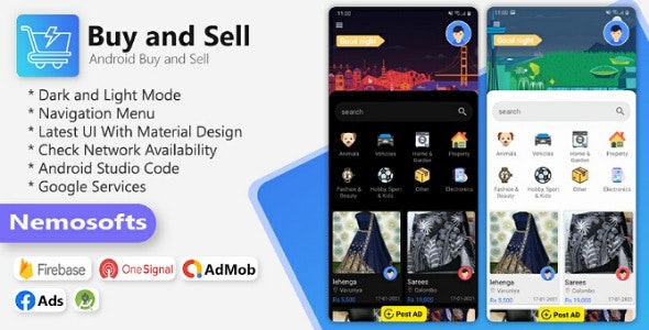 仿Carousell和58同城买卖分类广告平台Android原生APP源码+管理后台