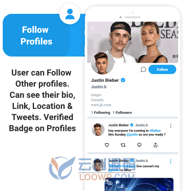 仿Twitter社交媒体原生Android应用APP源码