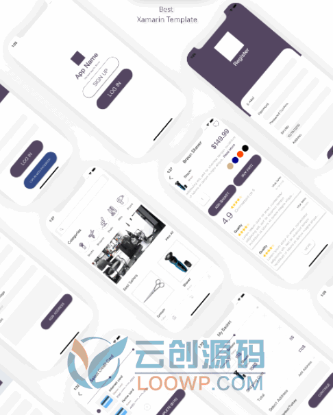 FXShop电子商务商城购物Xamarin Forms应用APP模板V1.2.0
