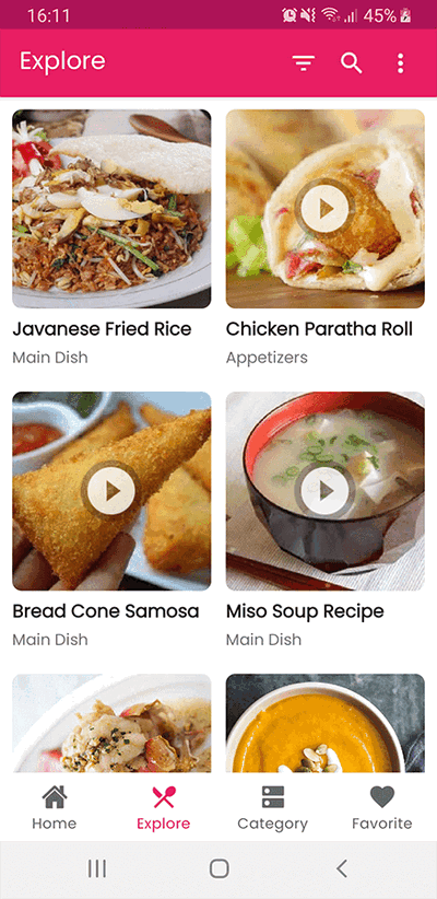 looRecipes美食食谱菜谱Android原生APP源码带后台V5.0 全开源可二开