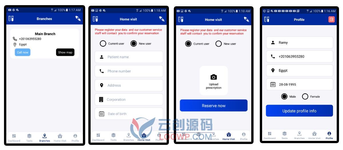 全开源临床医学实验室管理系统React Native手机APP源码带Web后端V2.6.1