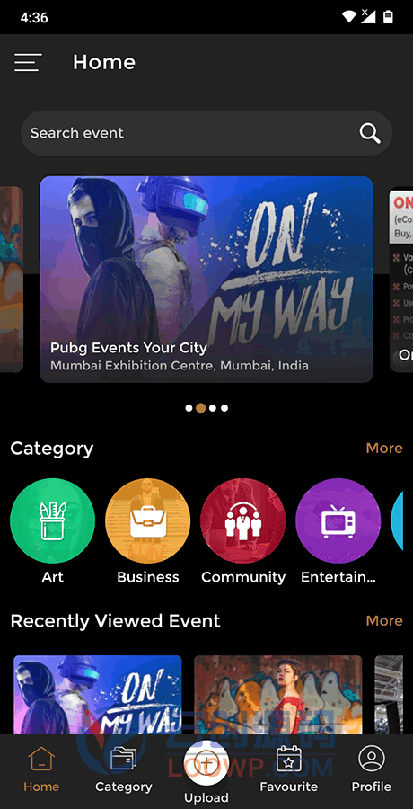looEvent同城周边活动举办|活动预约Android应用APP源码V5.0.1