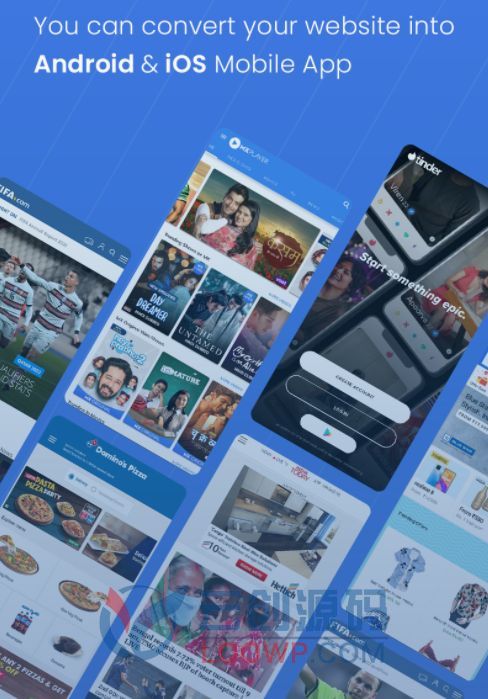 lootyWebView网站打包转换Android+iOS双端APP的Flutter源码V17.0
