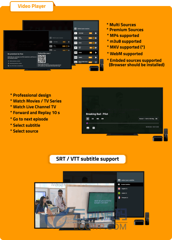 [2.1]TVFlux影视剧点播IPTV智能电视盒子Android应用Flutter源码(含管理后台)