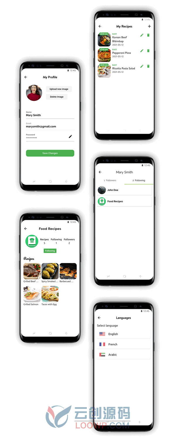 [1.6]iRecipes烹饪技巧食谱菜谱Flutter框架Android&iOS双端APP源码 含管理后台