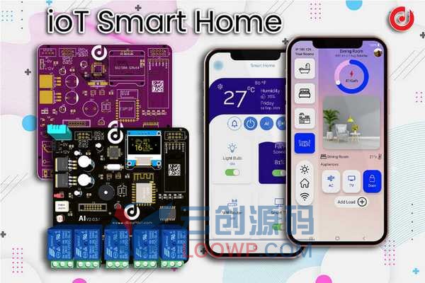 【SmartHome 3.0】智慧家庭ioT & BT物联网系统Android应用APP源码+硬件PCB电路图ESP工程