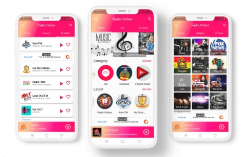 iRadio收音FM/AM无线广播/城市广播电台Flutter手机APP源码
