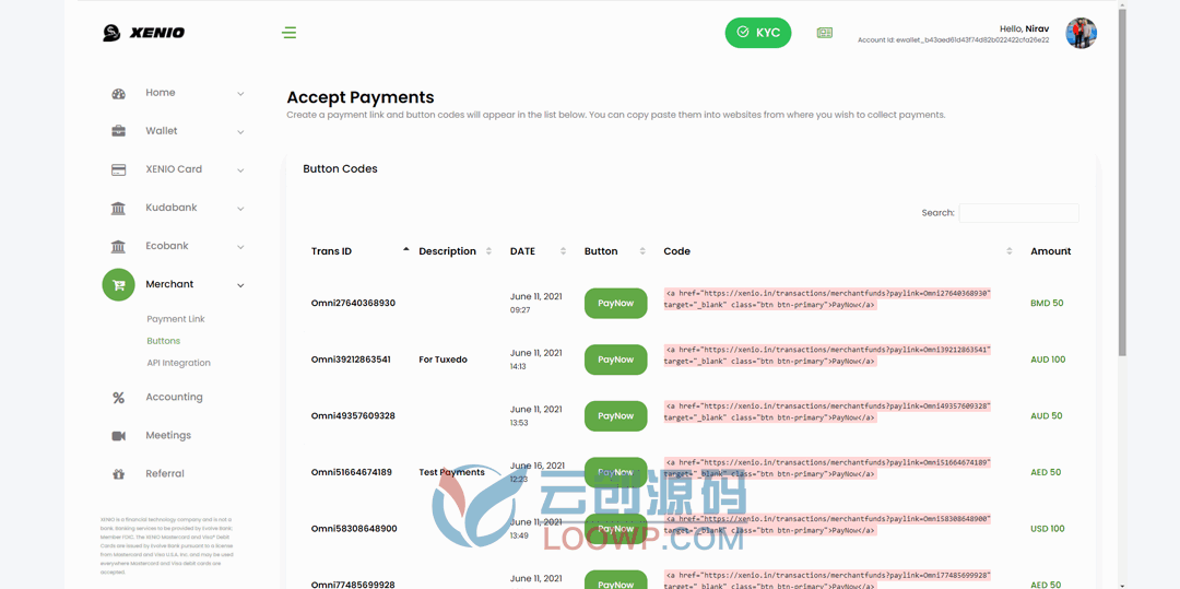 MBank国际借记卡电子银行业务系统APP源码7.0.2/支付网关/扫码支付/加密钱包P2P交易