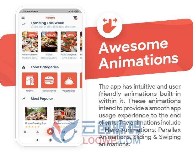 MaxFood多餐厅同城点餐订餐送餐外卖系统Flutter双端APP源码