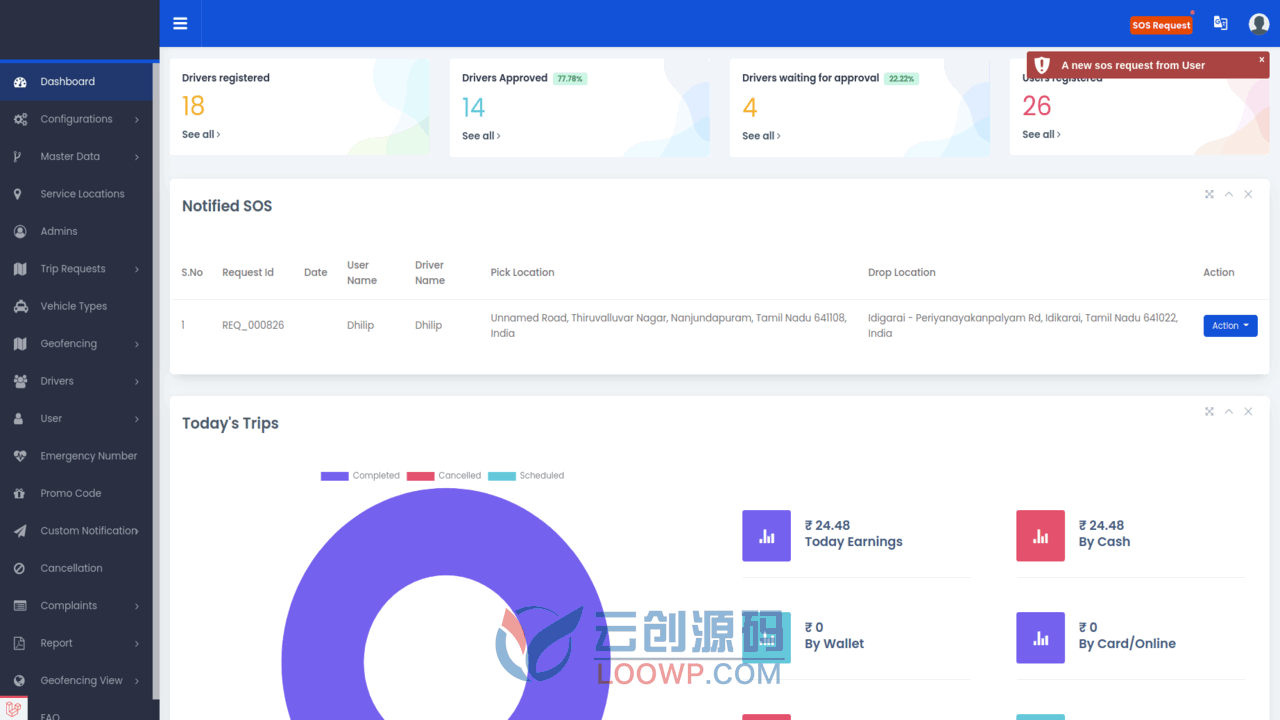 [1.0.1]iXgat仿Uber网约车系统手机打车Android端APP源码|带调度系统和管理后台