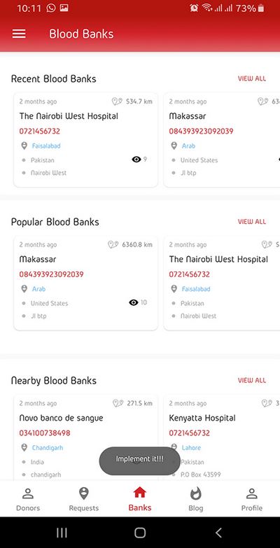 [3.1.1]iBloodBank献血血库管理原生Android应用APP源码|带管理后台和Material设计