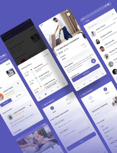 HandyBook家政便民服务预约派单系统Flutter手机APP源码V10.10.3
