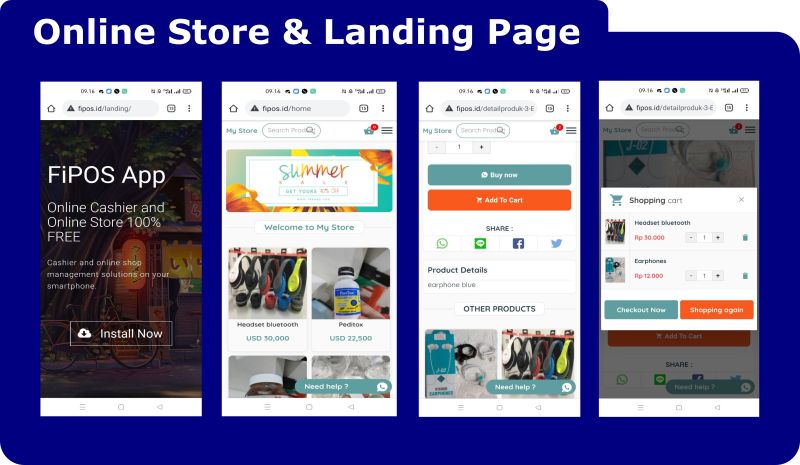 UPOS在线商店和POS系统Android原生APP源码|带后端PHP源码+Rest API