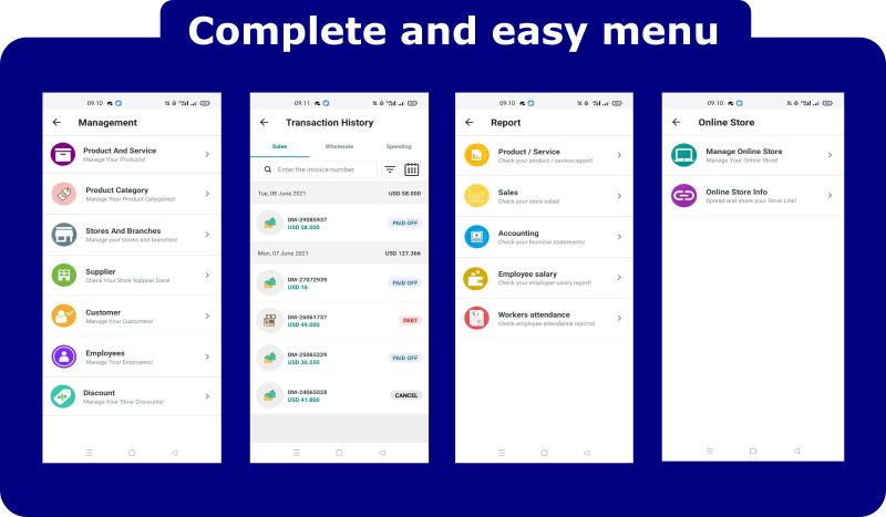 UPOS在线商店和POS系统Android原生APP源码|带后端PHP源码+Rest API