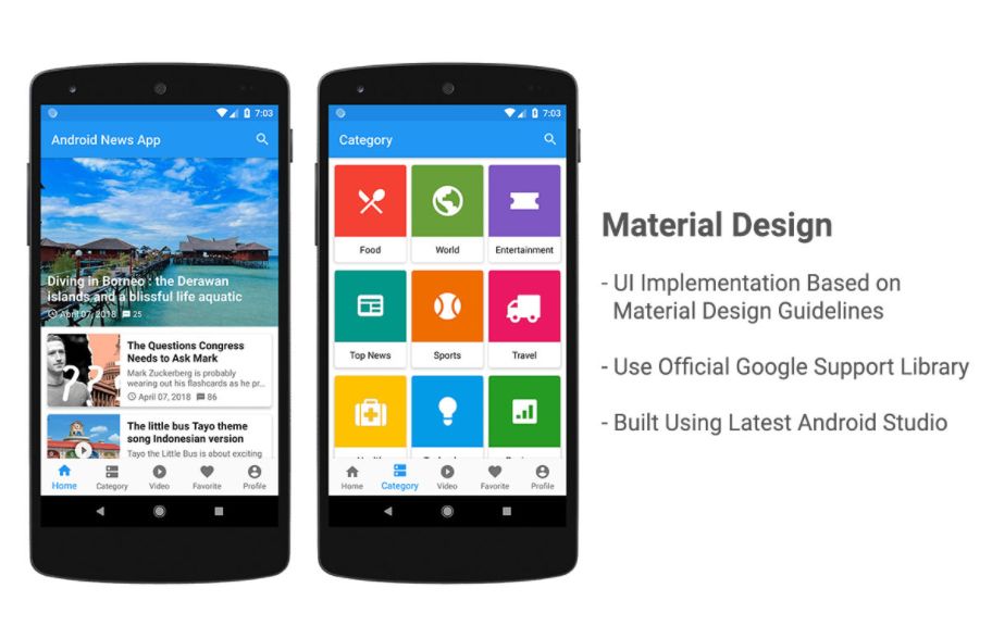 NewsDriod新闻资讯阅读原生Android手机APP源码V4.5.0