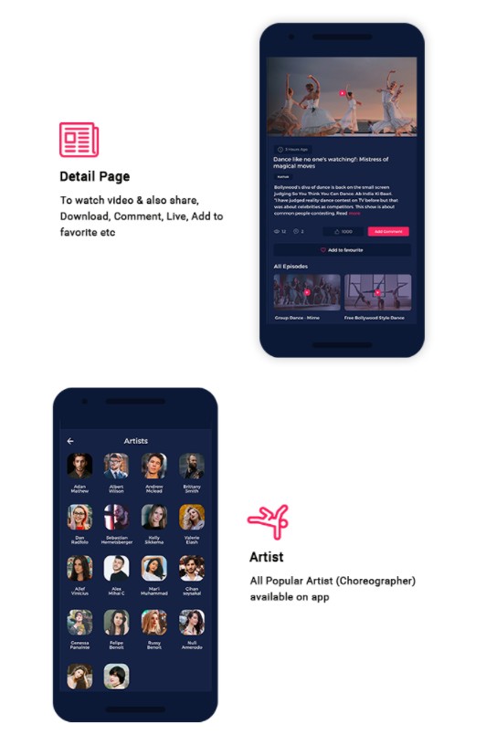 iDancing舞蹈学习视频付费观看订阅原生Android手机APP源码|带PHP后台|支持m3u8