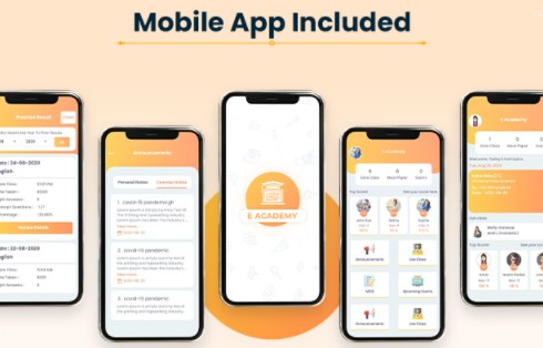 iAcademy在线学习课堂和知识付费Android原生手机APP源码|带PHP后台