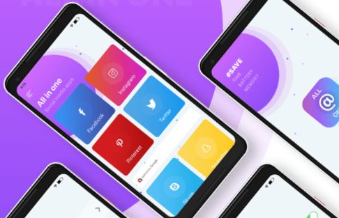 AIO Social APP主流社交媒体APP聚合Android手机APP源码1.5.0