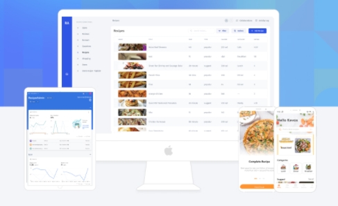 Reciper美食烹饪食谱菜谱Flutter手机APP源码带后台V2.0.0