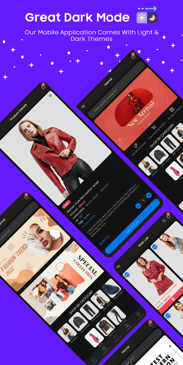 Rawoo通用WooCommerce跨境电商购物Ionic&Flutter手机APP源码V3.1.0