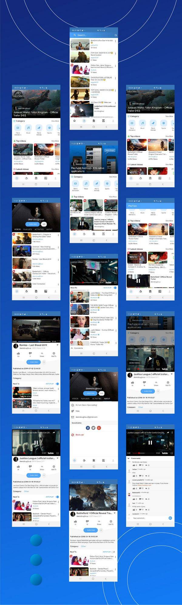 LooTube影视短视频分享Xamarin工程Android端APP源码V3.0