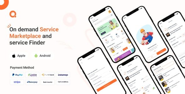 RexiqFlux生活服务市场和服务搜索Flutter买家端APP源码V1.3.5