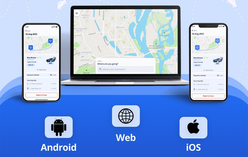 MeRider全功能手机打车系统Flutter全端APP源码V3.1.12 + NodeJS后端