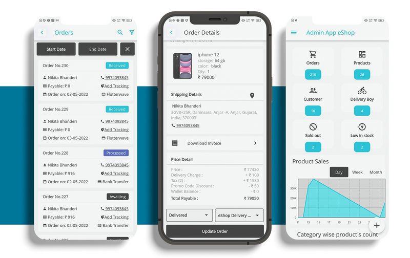 eManager电商平台卖家店铺管理端Flutter手机APP源码V3.0.6