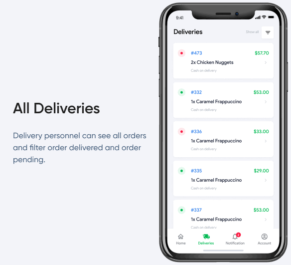 DeliveMan同城跑腿送货员管理React Native应用APP源码V2.3.0 + WordPress后端