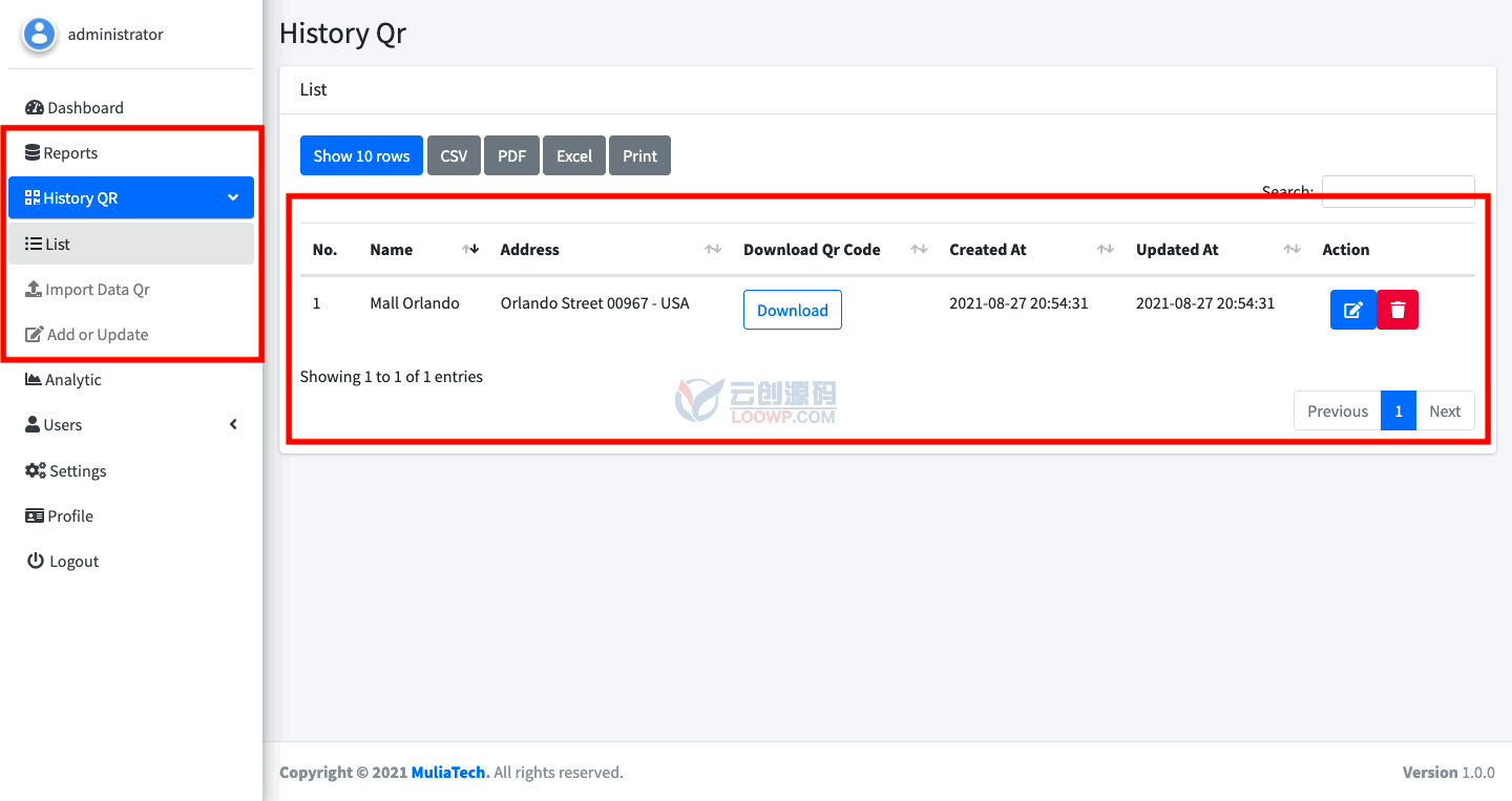 二维码扫码访客跟踪系统Flutter应用APP源码V2.2+Laravel后端