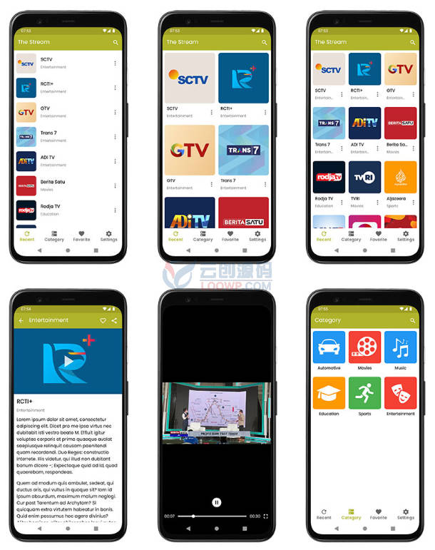iStream在线电视和视频流Android应用APP源码V4.2.0