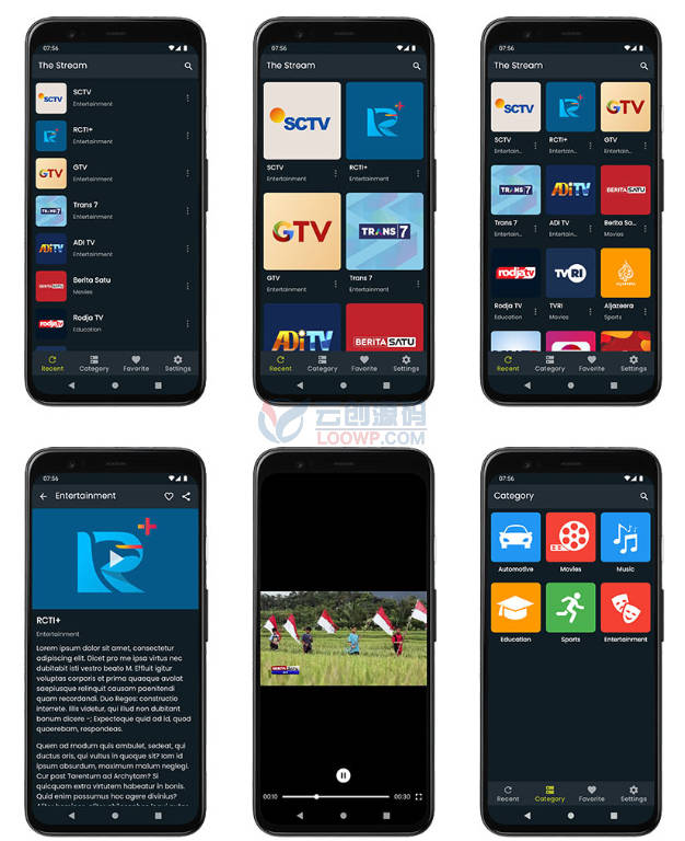 iStream在线电视和视频流Android应用APP源码V4.2.0